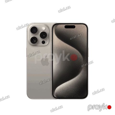 IPhone 15 Pro, 128 GB, Natural Titanium, Simsiz şarj — Bakı