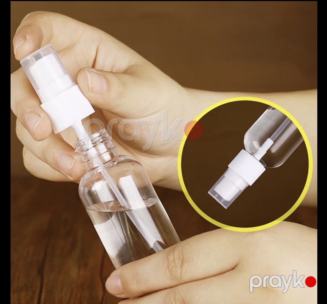 Sprey doldurma şüşəsi dəsti şəffaf 80 ml 3 əd — Mallar, Bakı (3)