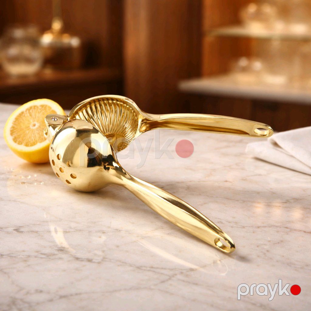 Sitrus üçün press, paslanmayan polad, qızılı, 25x5x2 sm — Mallar, Bakı (3)