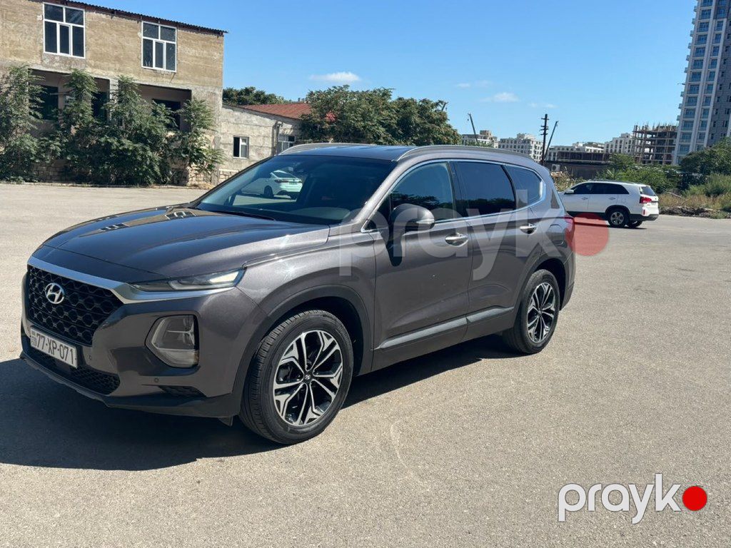 Hyundai Santa Fe, 2.0 L, 2019 il, 155 000 km — Avtomobillər, Bakı (4)