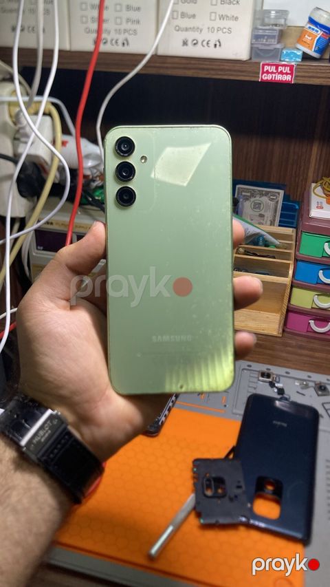 Samsung Galaxy A24 4G, 128 GB, rəng - Yaşıl, Barmaq izi, İki sim kartlı — Bakı