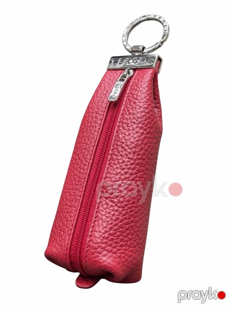 Açarlar qabı təbii dəri qırmızı - Tergan_0193_Red — Bakı