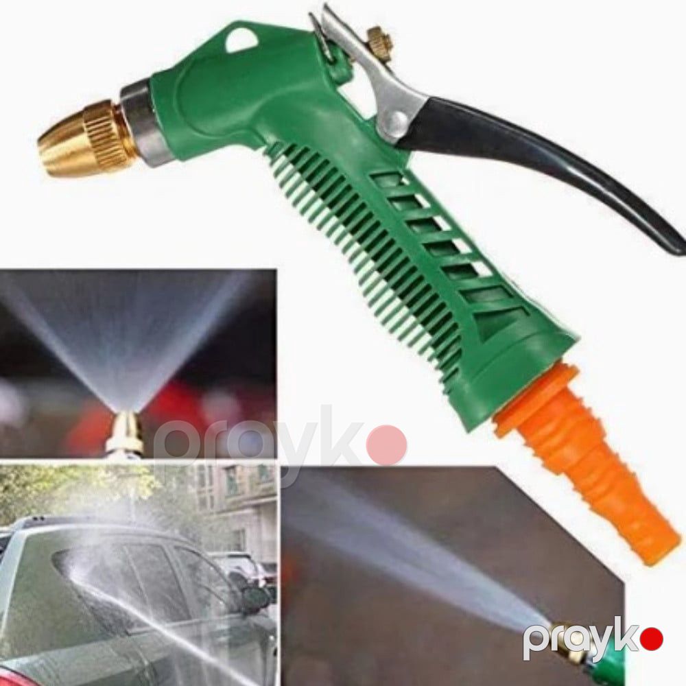 Bağ şlanqı sprey tabancası/nozzi, plastik və metal birləşmədən, tənzimlənən sprey, tətik kilidi - prm_017 — Mallar, Bakı (3)
