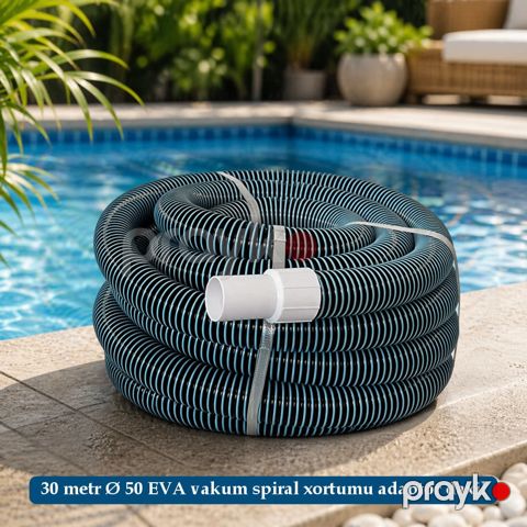 Hovuz üçün EVA vakum spiral xortumu 30 metr Ø50 mm — Bakı