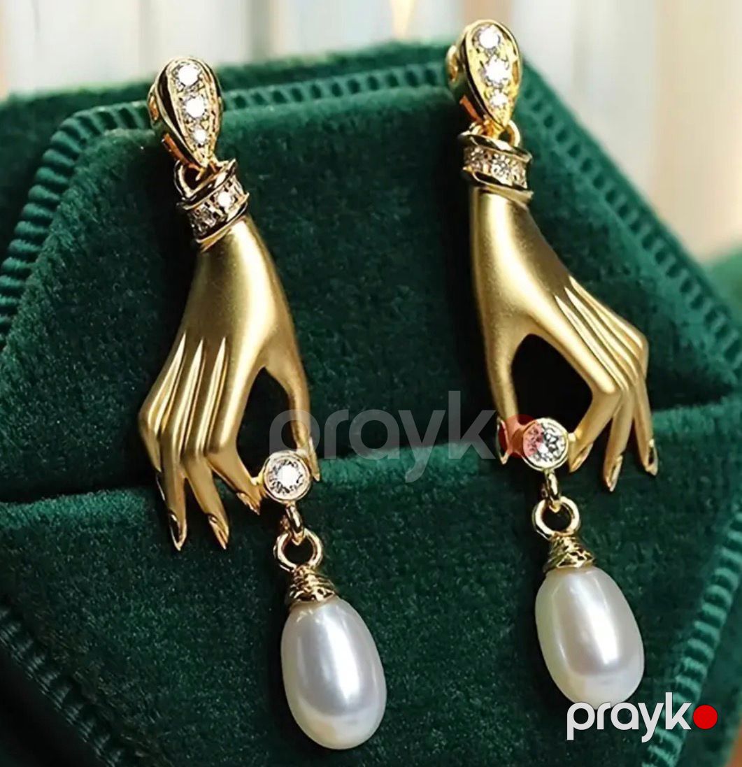Qadınlar üçün sırğa 5973_17696686, qızılı, bijuteriya ərintisi — Mallar, Bakı (2)