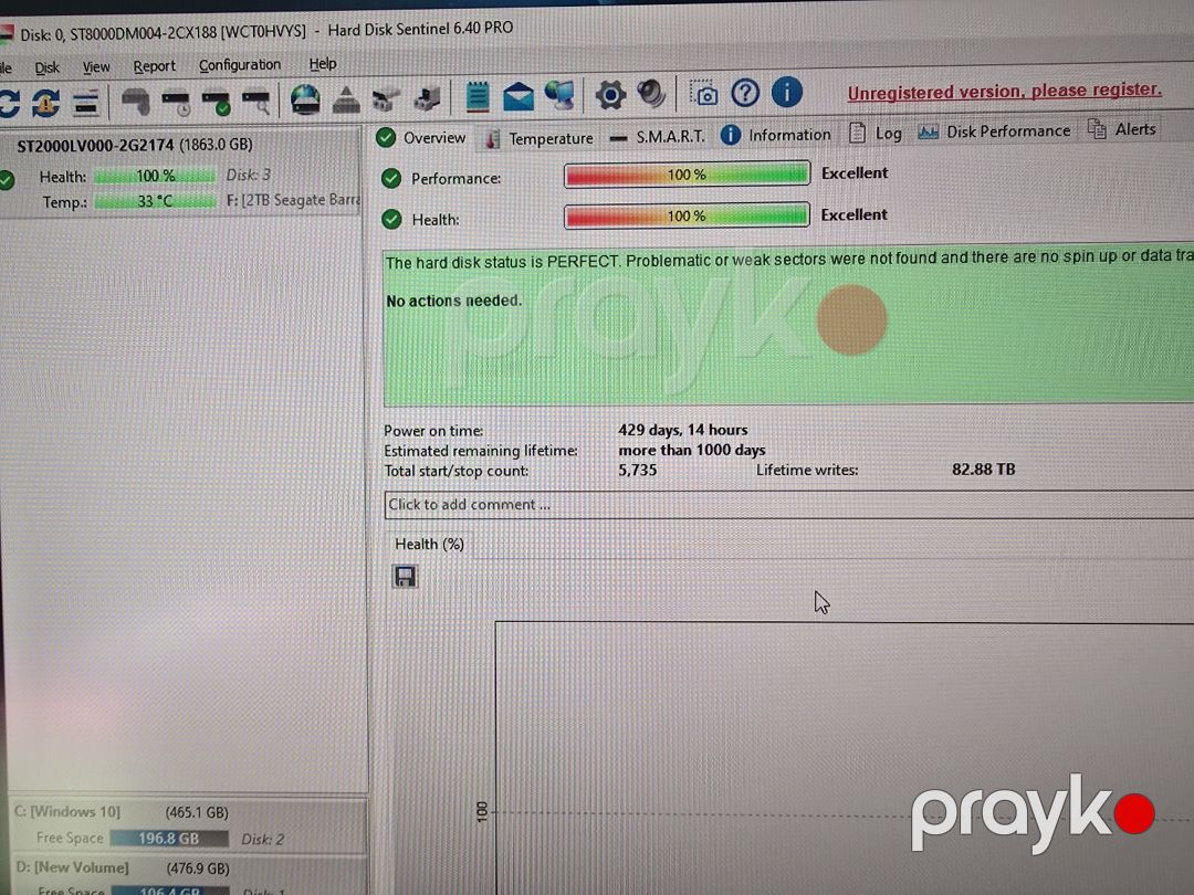 Seagate Skyhawk 2TB 2.5 HDD — Kompüterlər və noutbuklar, Bakı (2)