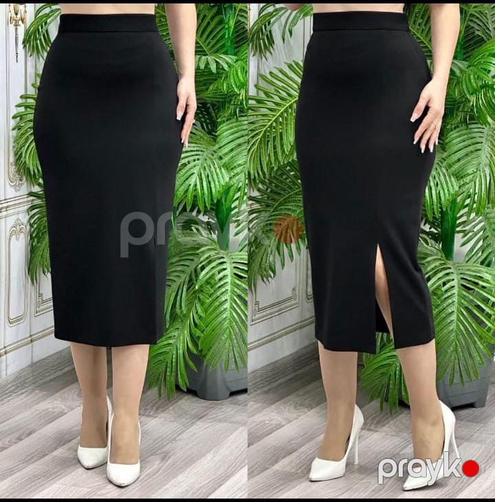Qadın ətəyi No brand, Dar ətək, 40, Qara, Elastan — Mallar, Bakı (2)
