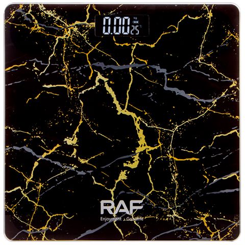RAF R.10037 - Döşəmə Tərəzisi, Rəqəmsal Çəki Monitoru, Maksimum 180 kq Yük Tutumu, LED Yüksək Təyinatlı Ekran, Avtomatik Yandırma-Söndürmə — Ev üçün texnika