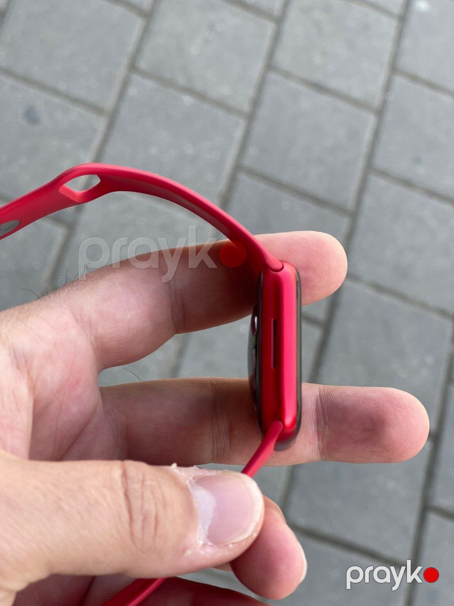 Apple Watch Series 8 Aluminum Cellular Red 45mm — Ağıllı saatlar və biləkliklər, Bakı (4)