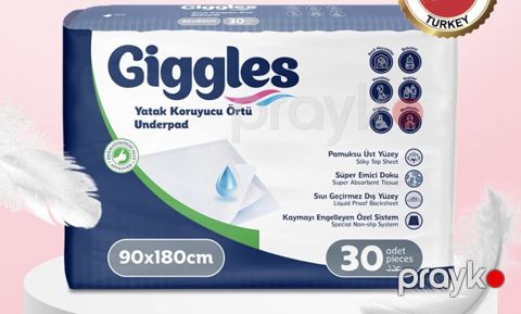 Hopdurucu birdəfəlik bələk Giggles, 90x180 sm, 30 əd — Bakı