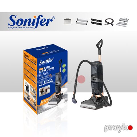 Sonifer SF-2268 – 4-ü 1-də Yüksək Güclü Elektrikli Buxarlı Xalça və Yumşaq Mebel Yuyan Maşın — Bakı