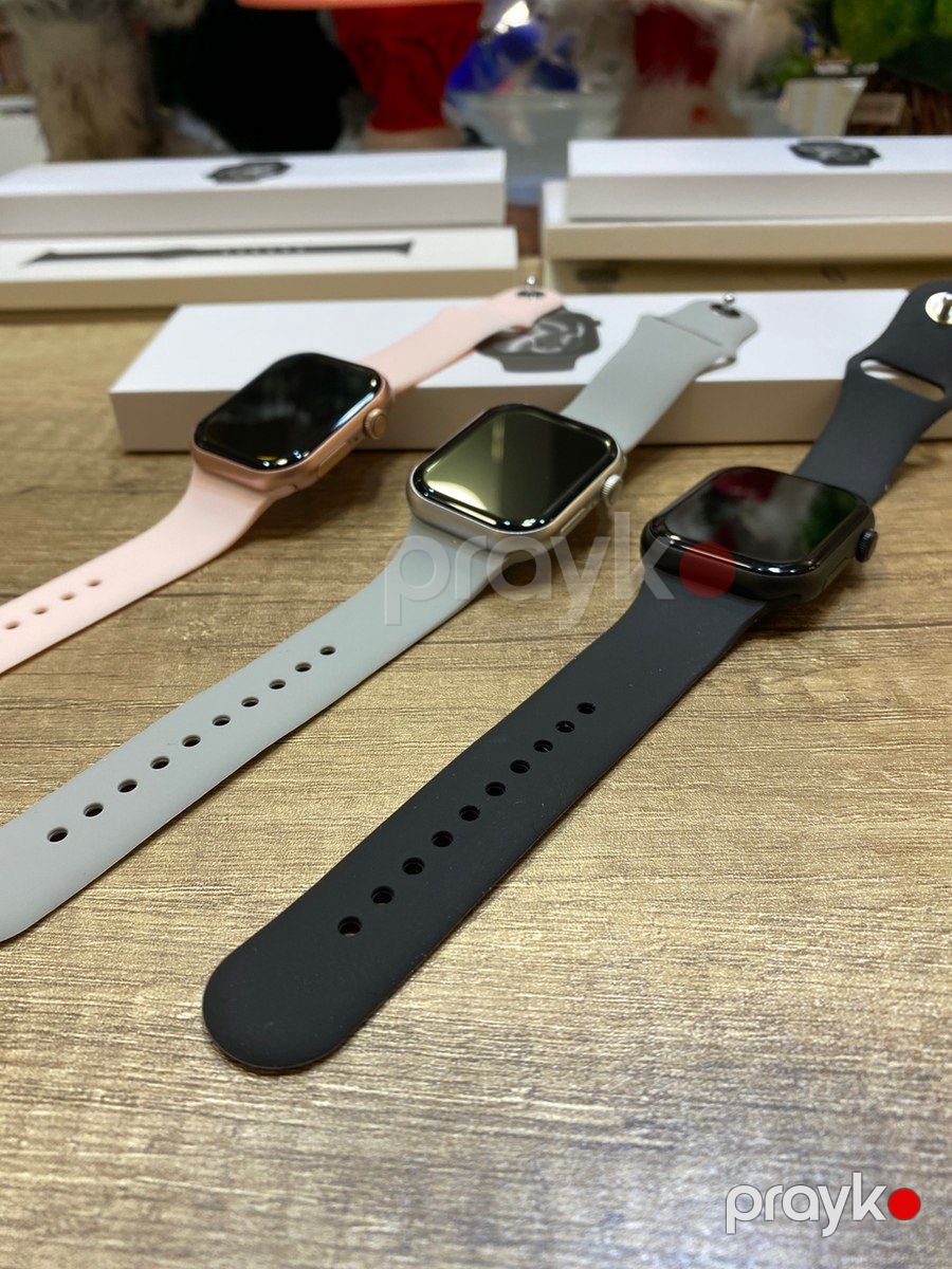 Smart saat 11 serie /46 mm silver — Ağıllı saatlar və biləkliklər, Bakı (4)