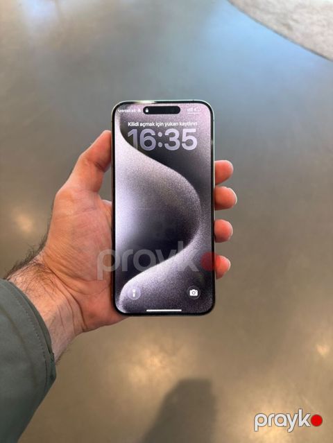 IPhone 15 Pro Max, Natural Titanium, Face ID — Bakı