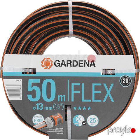 Suvarma şlanqı Gardena Comfort Flex 18039-20, zodlu, diametr 13 mm,50 m — Bakı