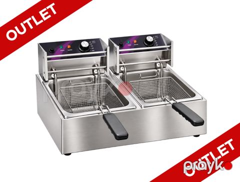 Elektrikli fritöz İikili Tank 6L EF-82 5 kW 220V — Bakı