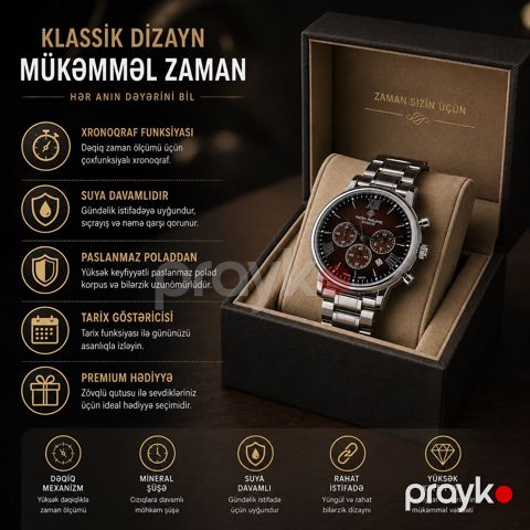 Qol saatı kişilər üçün 4529 — Bakı
