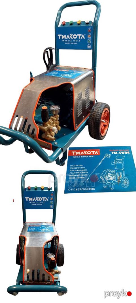 Yüksək təzyiqli yuyucu Tmakota TM CW04 A770R, 490 bar, 4200 Vt — Bakı