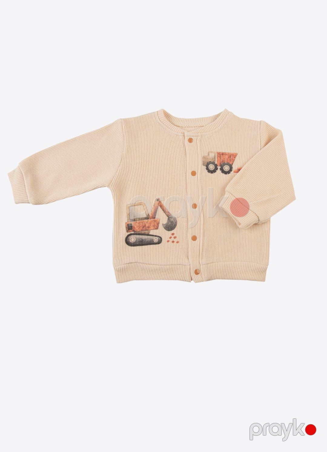 Jaket Kitikate Organik Builder Hırka, bej, pambıq, ölçü 3-6 ay — Jaketlər, Bakı (2)