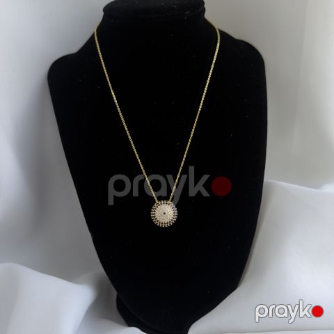 Kulonlu zəncir, qızılı, paslanmayan polad, 45 sm — Bakı