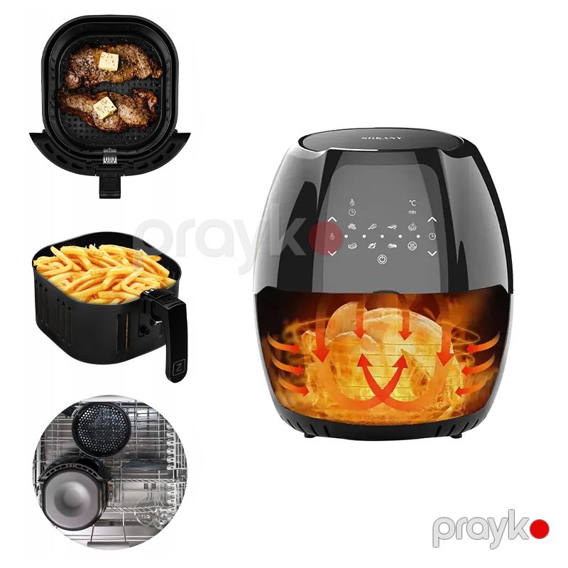 Sokany SK-8014 Rəqəmsal Sensor Ekranlı Yağsız Hava Fritözü – 8L Böyük Tutumlu, Yüksək Güclü Air Fryer — Digər mətbəx texnikası, Bakı (3)