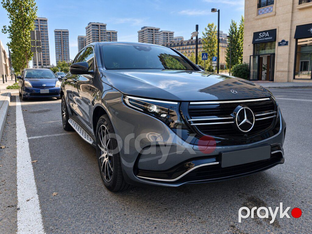 Mercedes EQC 400 4MATIC, 80 kWh, 2022 il, 32 000 km — Avtomobillər, Bakı (5)