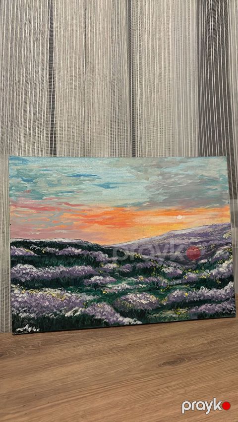 Yağlı boya ilə çəkilmiş əl işi rəsm satılır 35 azn Ölçü 40x30 — Bakı