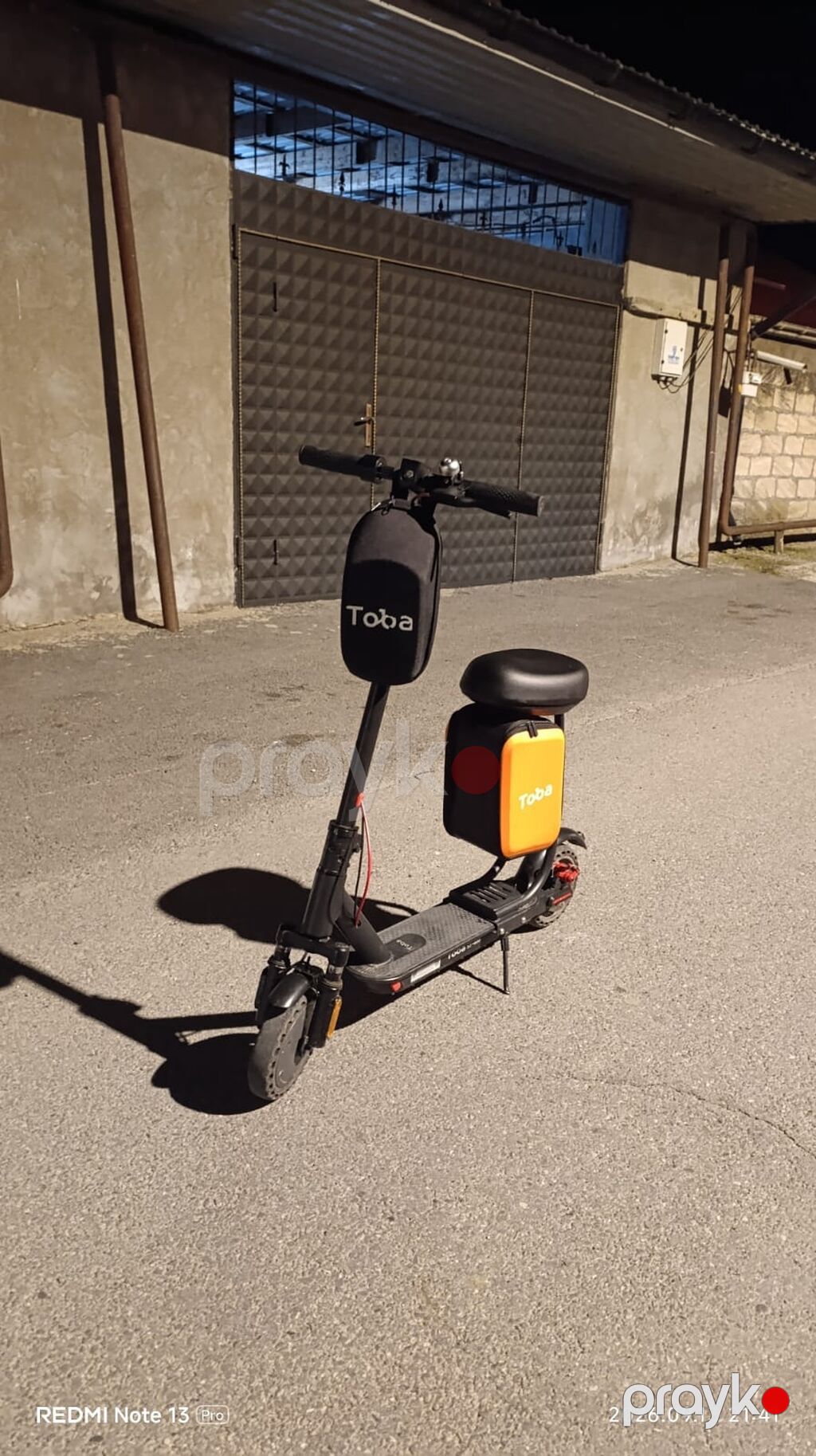 Elektrik skuter – oturacaq və çanta aksesuarları ilə - Şəhər içi — Skuterlər, Qusar (3)