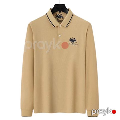 Kişilər üçün polo 58-865, bej, pambıq/polyester, ölçü 3XL — Bakı