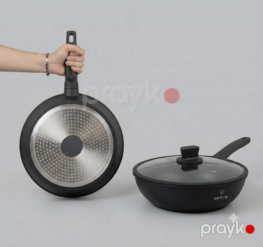 Tava Berllong BOS-T28, titan, qara, 28 sm — Mallar, Bakı (2)