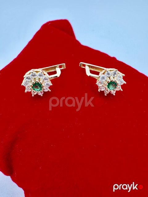 Sırğa qadınlar üçün 10312 VJ993871, qızıl 585 əyar — Bakı
