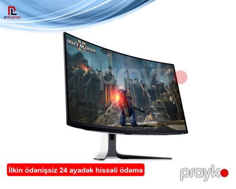 Curved Dell Alienware 32 4K Qd-oled Gaming Monitor - AW3225QF 210-BLLV — Bakı