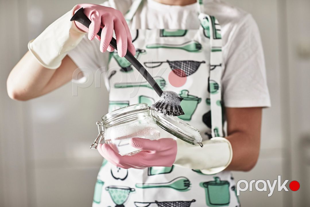 Qab-qacaq yumaq üçün fırça IKEA Rinnig 304.078.14, tünd boz, 29 sm — Mallar, Bakı (2)
