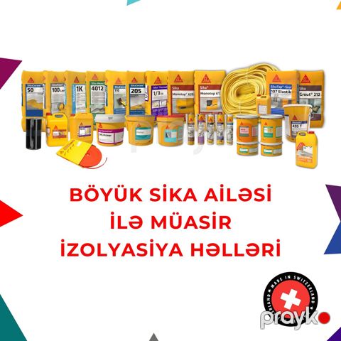 Sika izolyasiya materialları — Bakı