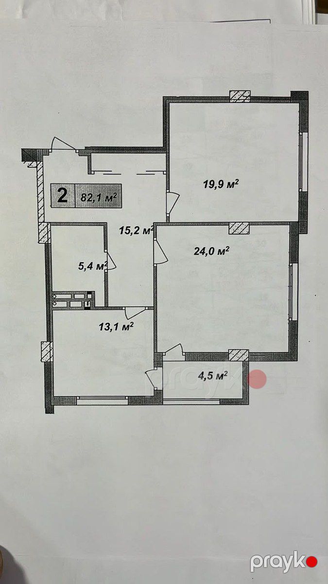 Satılır 2 otaqlı yeni tikili 82.2 m² — Mənzil, Bakı (8)