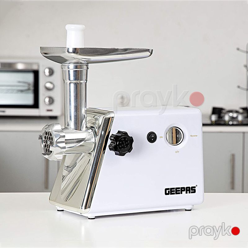 Çoxfunksiyalı Geepas Elektrikli Ətçəkən Maşın – 2000W, Paslanmayan Polad Korpus, Ultra Kəskin Bıçaq Başlığı — Digər mətbəx texnikası, Bakı (6)