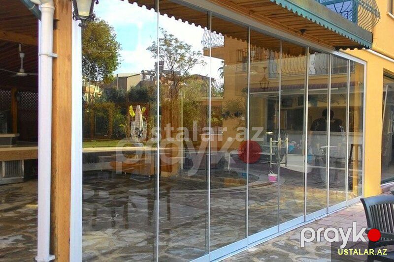 Sürgülü Cam Balkon — Pəncərələr, qapılar, balkonlar, Bakı (2)