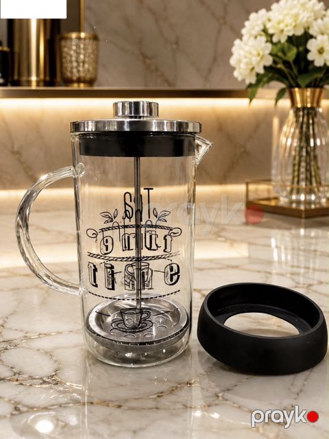 Frenç-press NP01, 600 ml, silikon-şüşə — Bakı