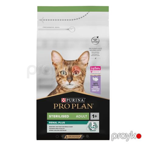 Quru yem pişiklər üçün Purina Pro Plan Sterilised Adult Renal Plus hind quşu, 1 kq — Bakı