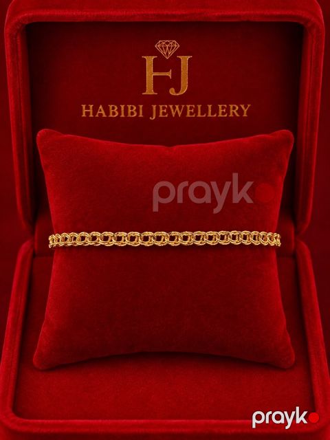 Qızıl qolbaq Habibi Jewellery HJ329, qızıl 585 əyar — Bakı