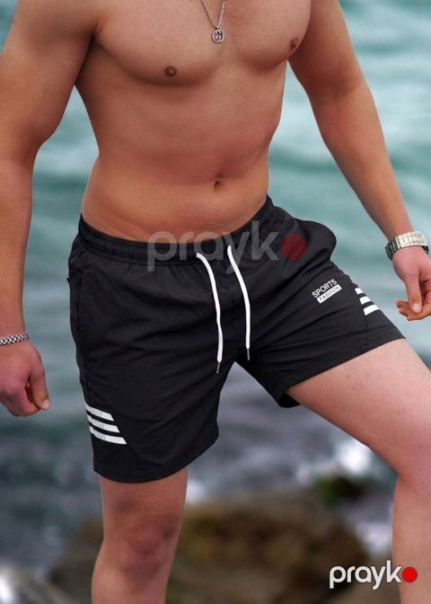 Kişi üzgüçü şortu VZ04, qara, poliester, ölçü 3XL — Bakı