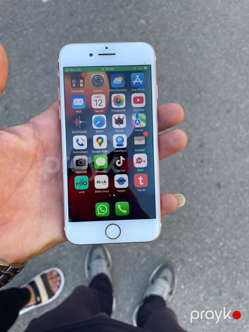 IPhone 7, Rose Gold, Barmaq izi — Apple iPhone, Xırdalan (5)