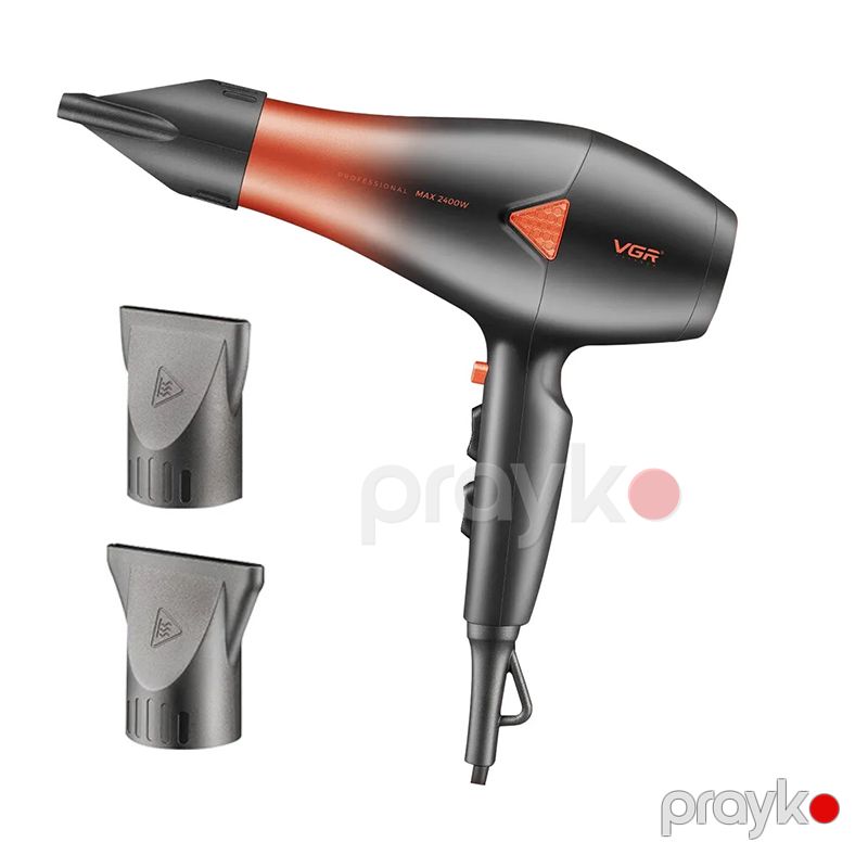 VGR V-455 Professional Saç Qurutma Feni – 2400W, 2 Sürət, 3 Temperatur Rejimi — Fən, Bakı (2)