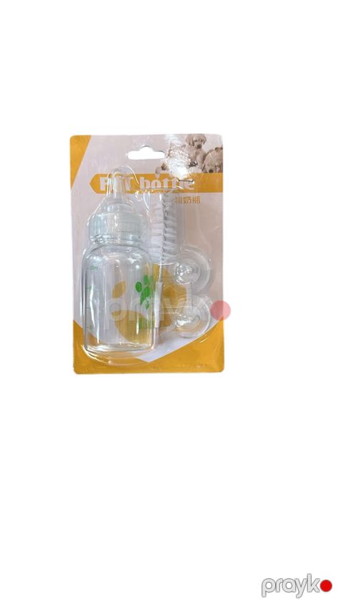 Qida şüşəsi, ev heyvanları üçün, plastik, 120 ml — Bakı