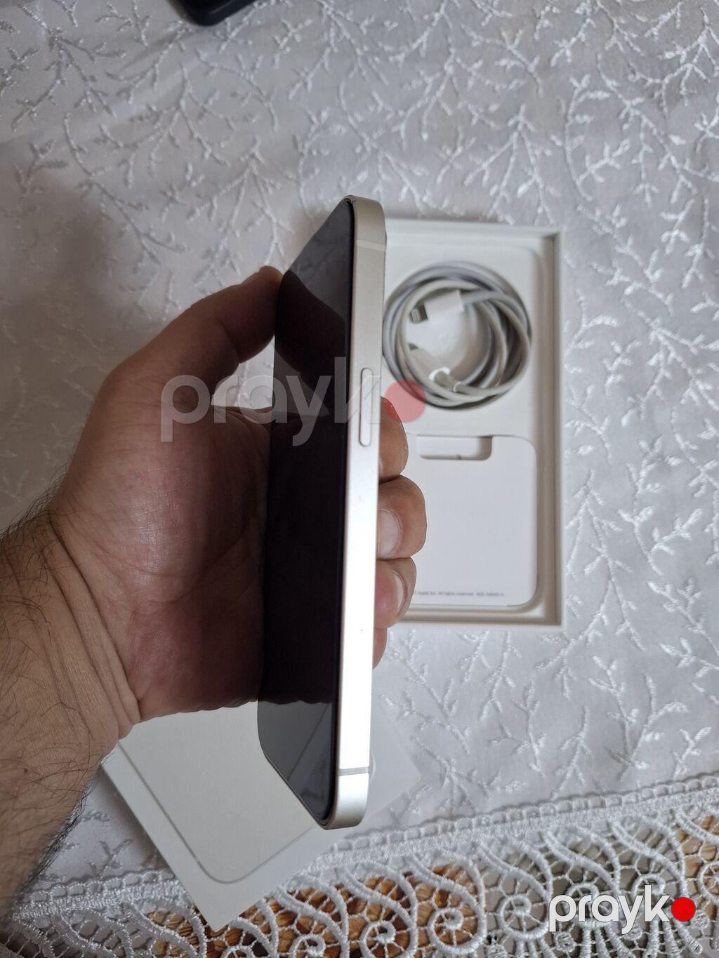 IPhone 13, Ağ, Face ID — Apple iPhone, Gəncə (3)