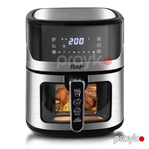 RAF R.5373 Çoxfunksiyalı Elektrikli Qızardıcı Hava Fritöz Airfryer 1600W — Bakı
