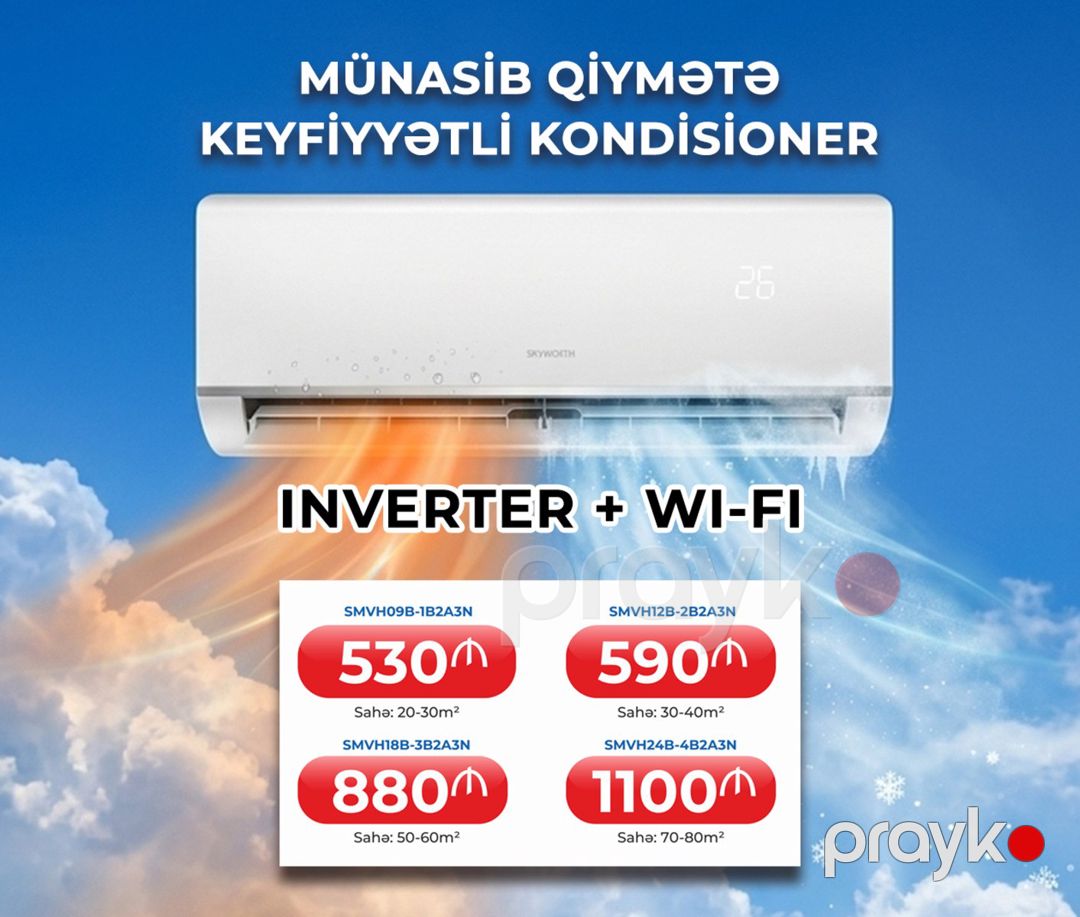 Kondisionerlər Skyworth — Ev texnikası, Bakı (3)