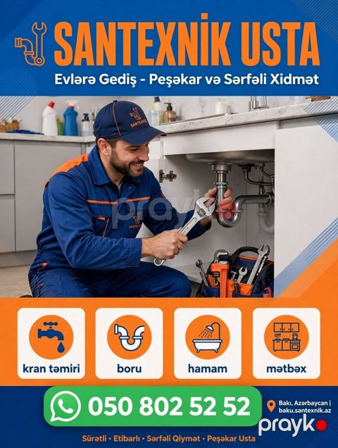 Santexnik işləri — Bakı