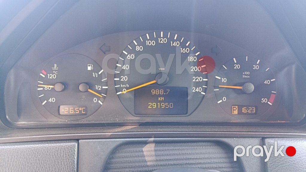 Mercedes E 240, 2.4 L, 2000 il, 291 950 km — Avtomobillər, Şəki (9)
