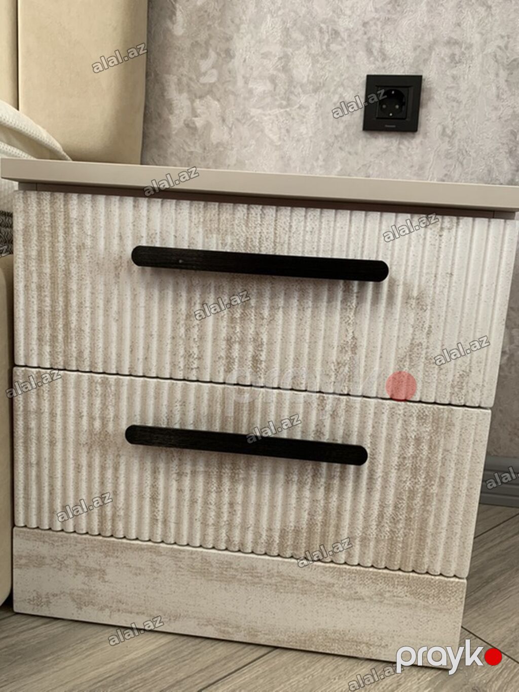 İkinəfərlik çarpayı, 2 tumba, İşlənmiş — Mebel, Bakı (2)