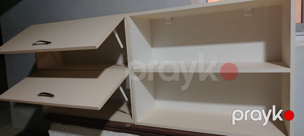 Asma divar dolabı – ikili modul - Material: laminat/LDSP tipli — Mətbəx mobilyası, Güzdək (2)